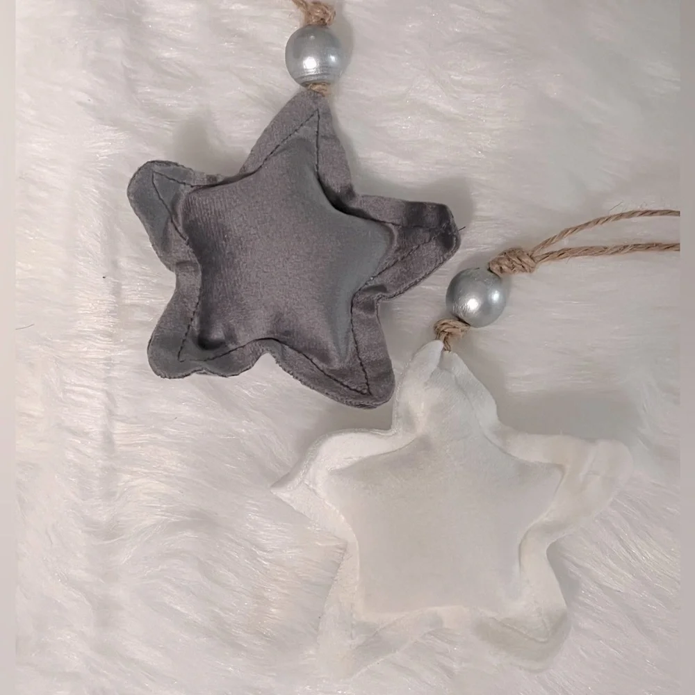 SUPER Soft Felt Star Fabric Christmas Ornaments